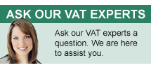 Ask our VAT Experts